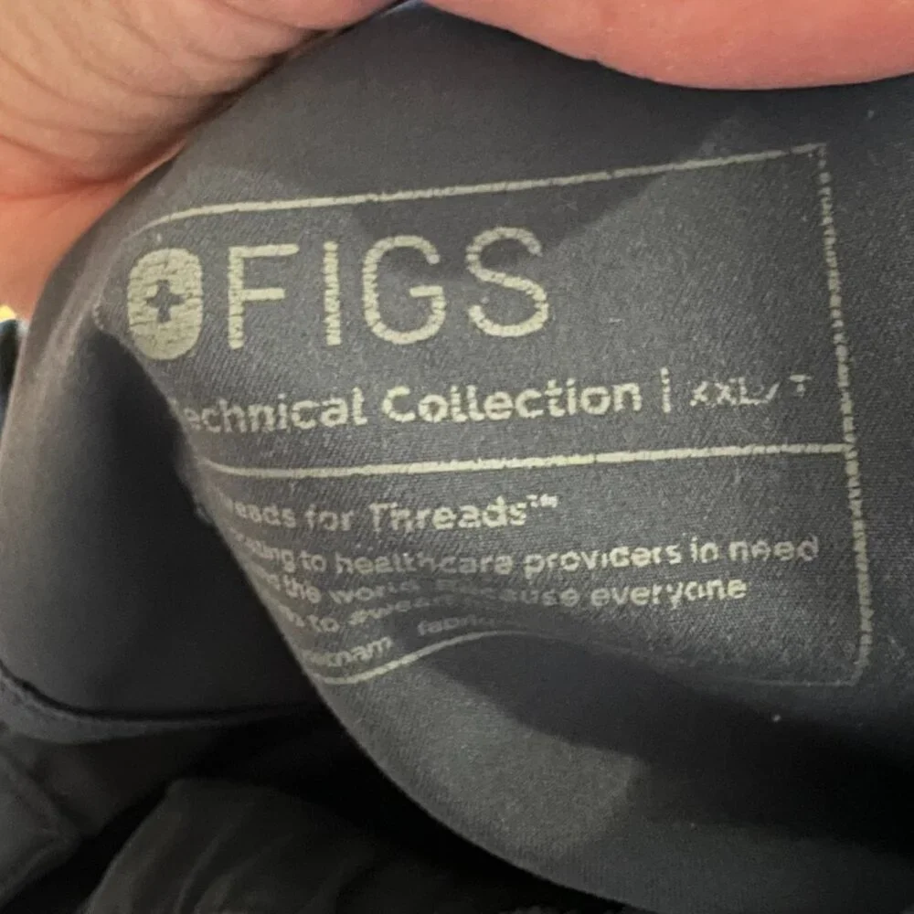 Figs Cairo Cargo Scrub Pants Dark Blue Men's Size XXL Tall